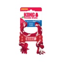 Kong Goodie Bone with Rope XSmall - Red