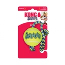 Kong SqueakAir Balls with Rope M - Yellow