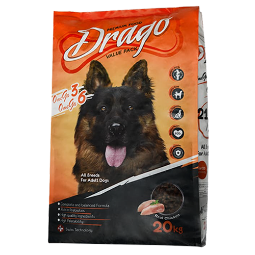 Drago Dry Food For Adult Dogs - All Breeds 20Kg