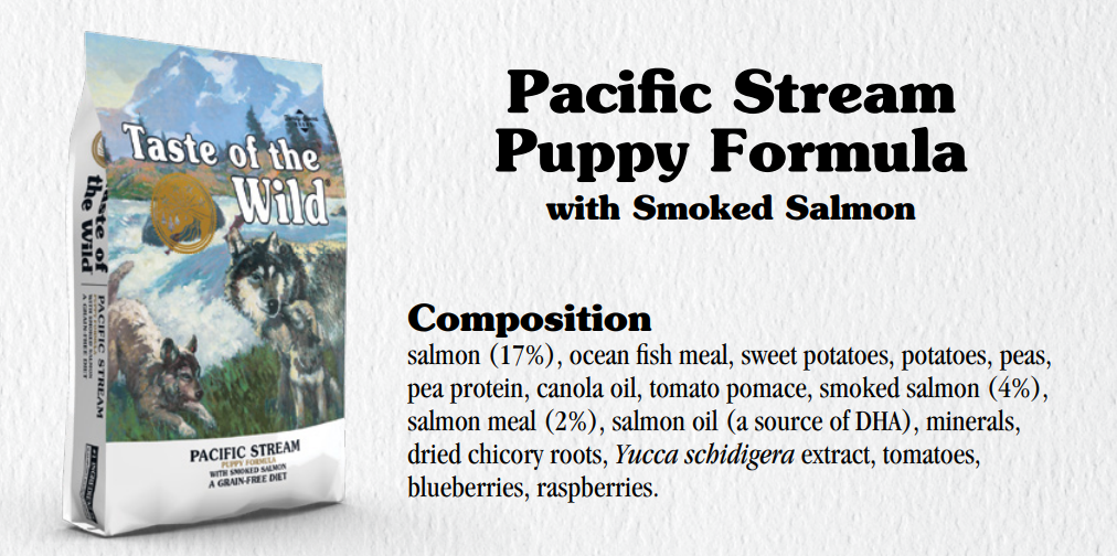 Taste of the Wild Pacific Stream Puppy Formula with Smoked Salmon 12 Kg