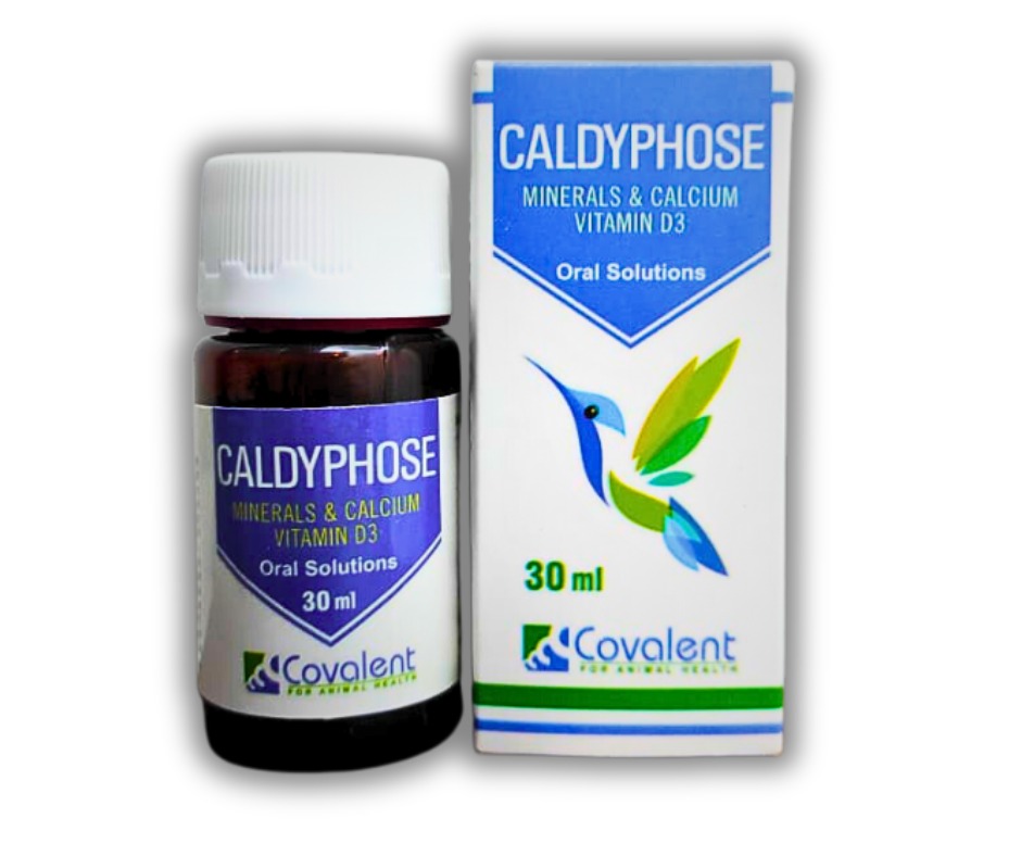 Covalent Caldyphose Minerals & Calcium & Vitamin D3 For Birds 30 ml