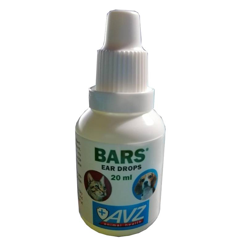 Bars Ear Drops For Dogs & Cats 20 ml