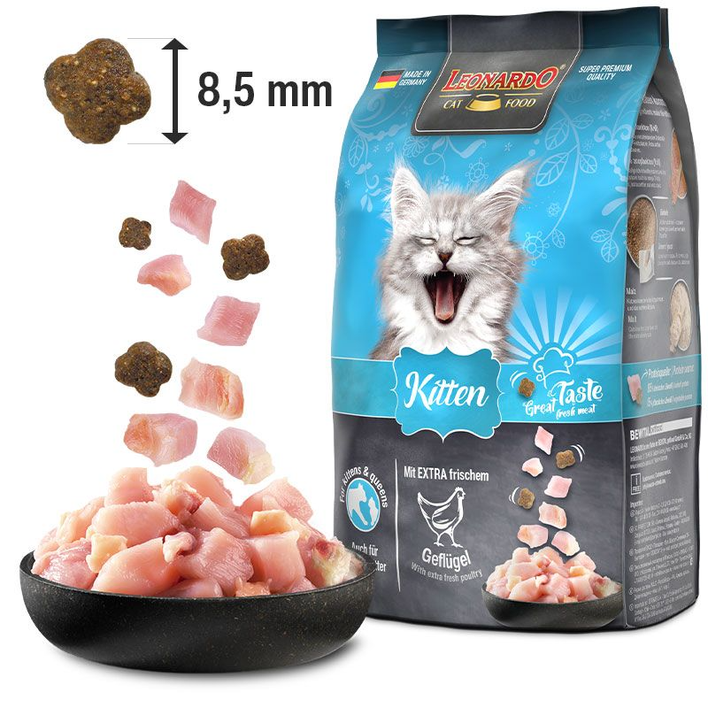 Leonardo Kitten With Extra Fresh Poultry Cat Dry Food