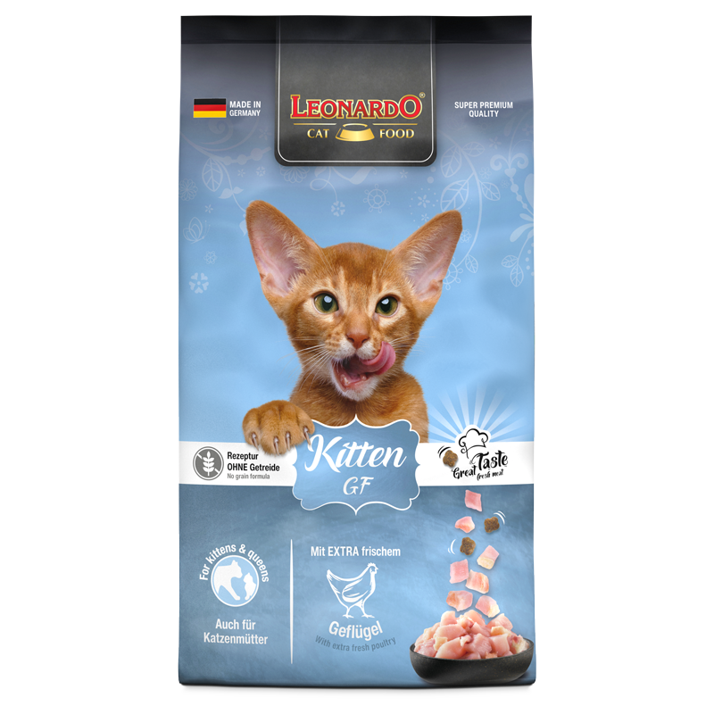 Leonardo Kitten Grain Free With Extra Fresh Poultry Cat Dry Food