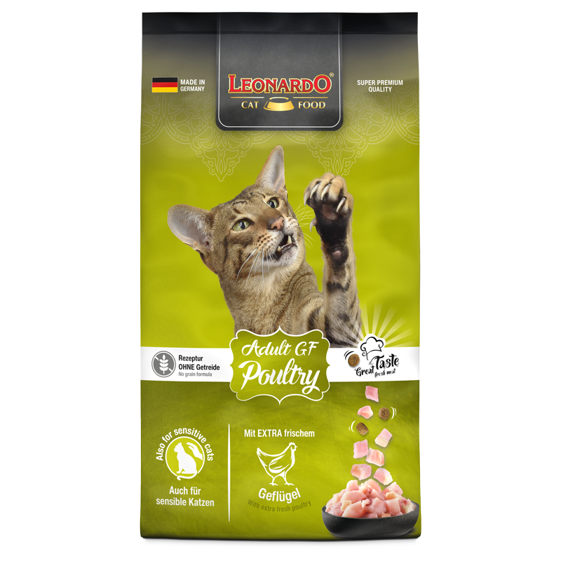 Leonardo Adult Grain Free Poultry Cat Dry Food