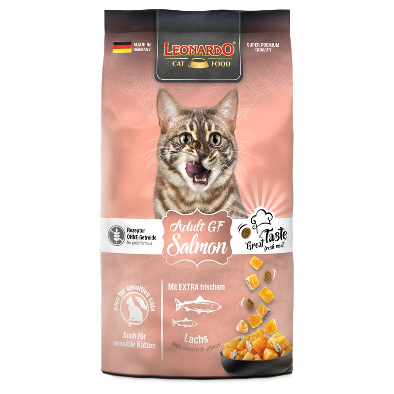 Leonardo Adult Grain Free Salmon Cat Dry Food