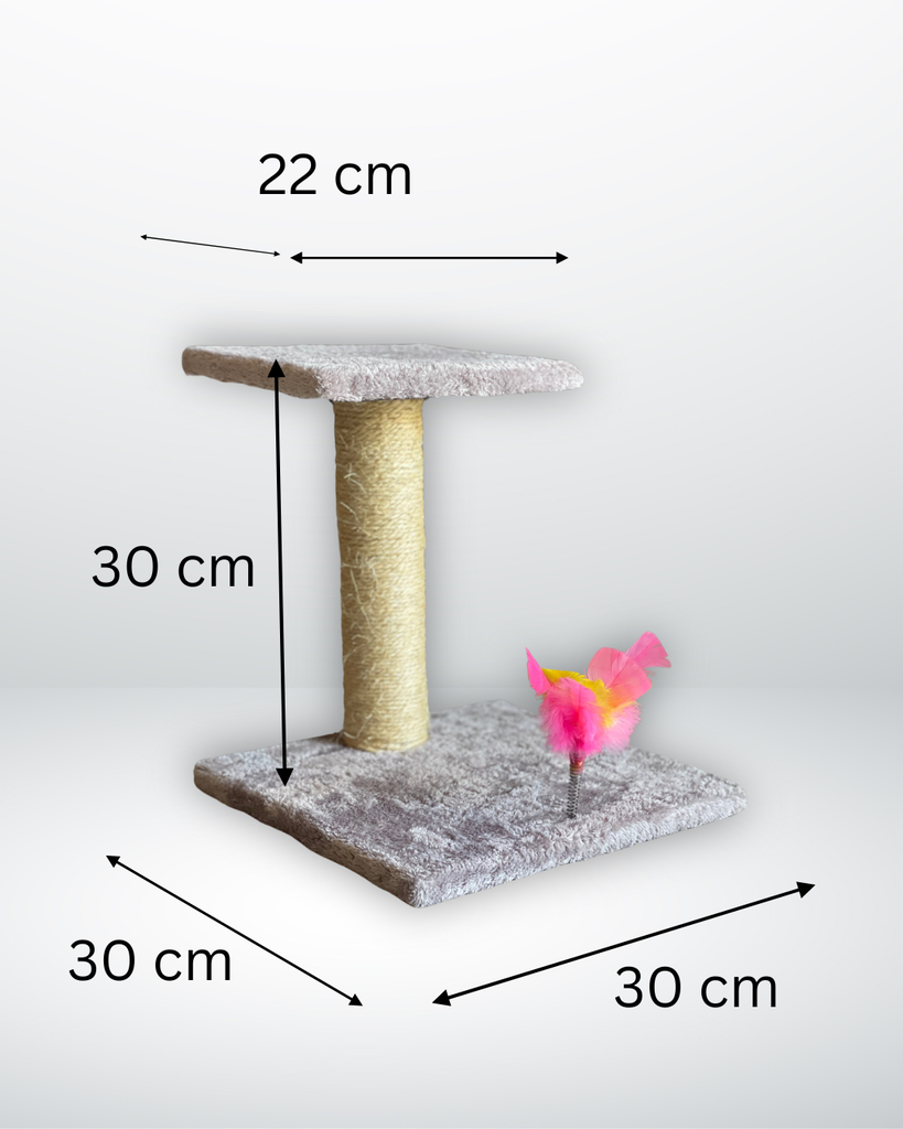 Joya - Small Scratcher With Feather For Cats