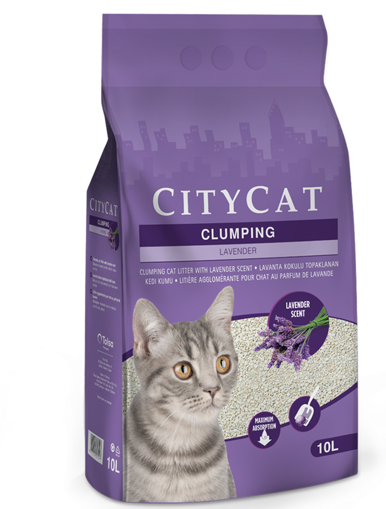 Citycat Clumping Cat Litter - Scented 10 L