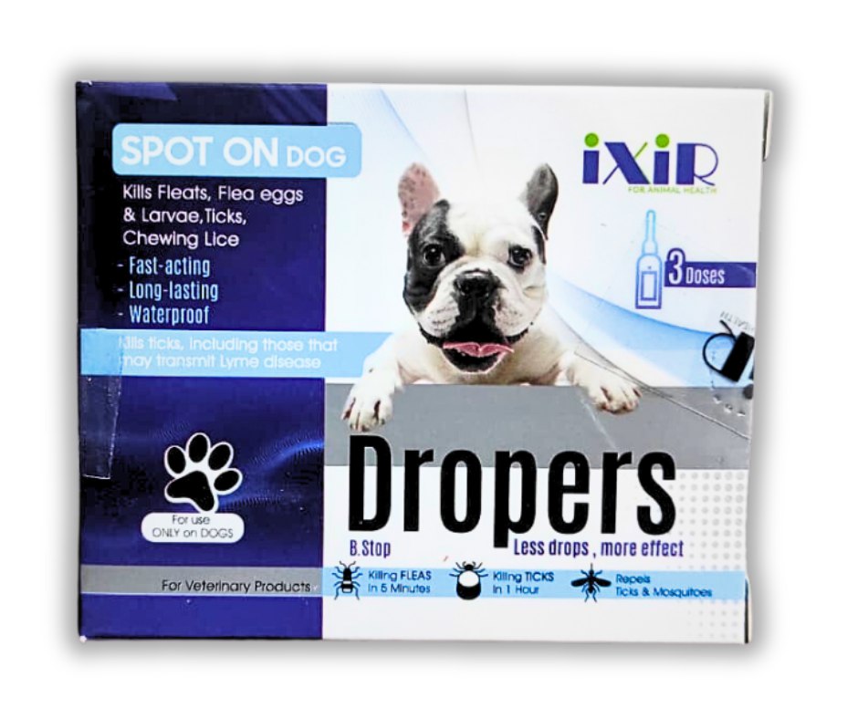 iXiR Dropers Spot On For Dogs – One Dose