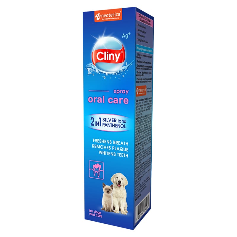 Cliny Oral Care Spray For Cats & Dogs 100ml - exp 9/24