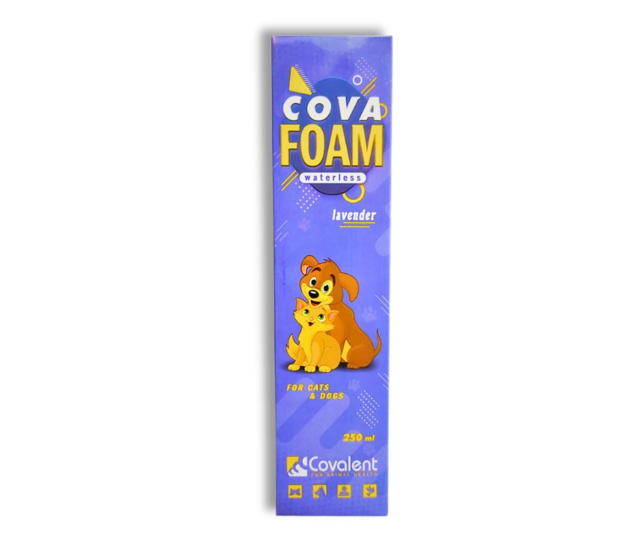 Cova Foam Waterless Lavender For Dogs & Cats 250 ml