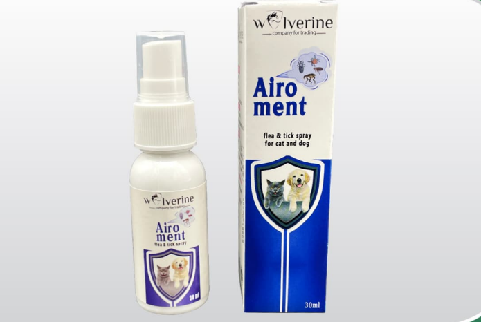 Wolverine Airo ment Home Anti Flea &Tick Spray 30 ml 