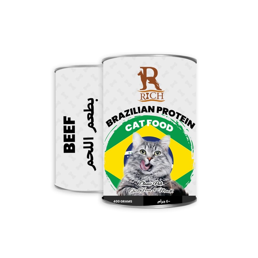 Rich Pate Adult Cat Wet Food Cans 400 g 