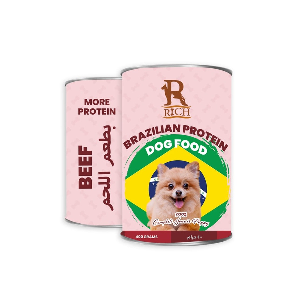 Rich Pate Adult Dog Wet Food Cans 400 g 