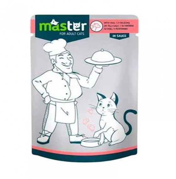 Master Adult Cat Wet Food in Sauce Pouch 80 g