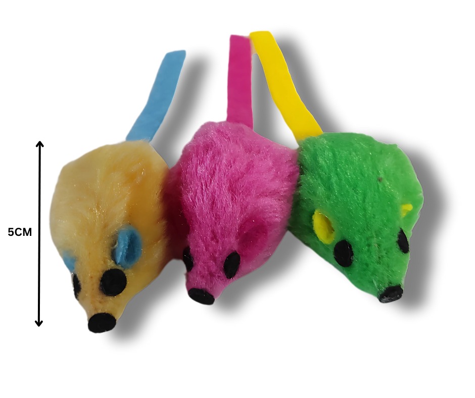 UE Small Mouse Cat Toy ( 3 Mouses )