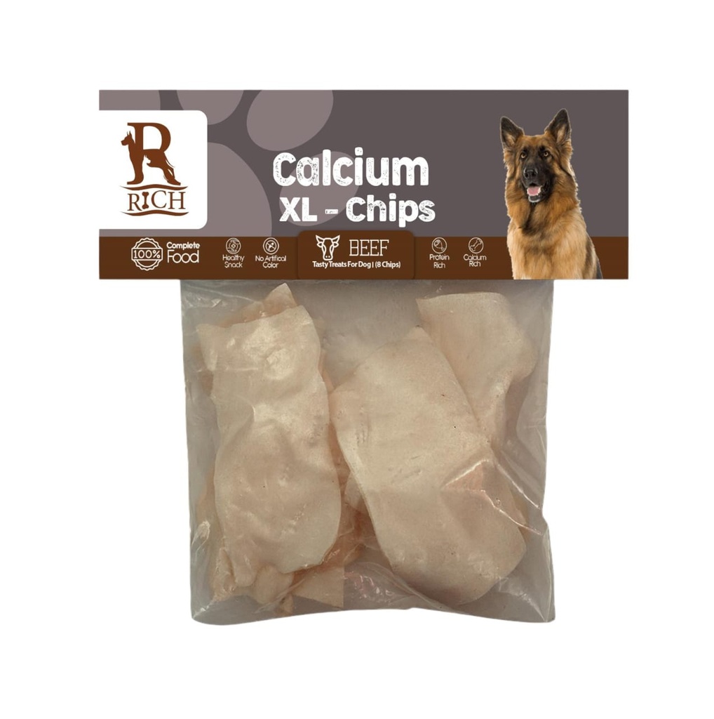 Rich Calcium XL - Chips With Beef ( 8 Chips ) 