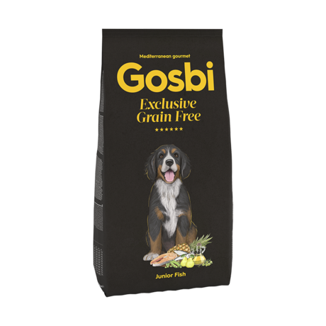 Gosbi Exclusive Grain Free Junior Fish Dry Dog Food 3 Kg