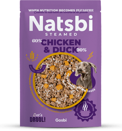 Gosbi Natsbi Chicken & Duck Steamed Dog Food 200 g