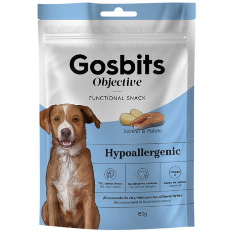 Gosbits Objective Hypoallergenic With Salmon & Potato Dog Functional Snack 150 g