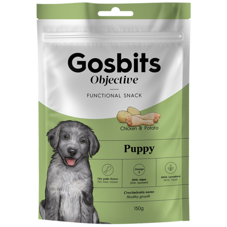 Gosbits Objective Puppy With Chicken & Potato Dog Functional Snack 150 g