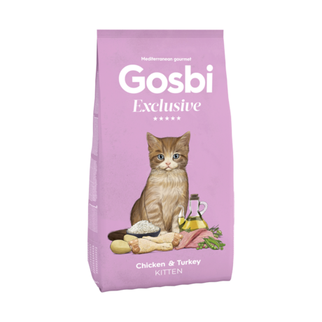 Gosbi Exclusive Chicken & Turkey Kitten Cat Dry Food