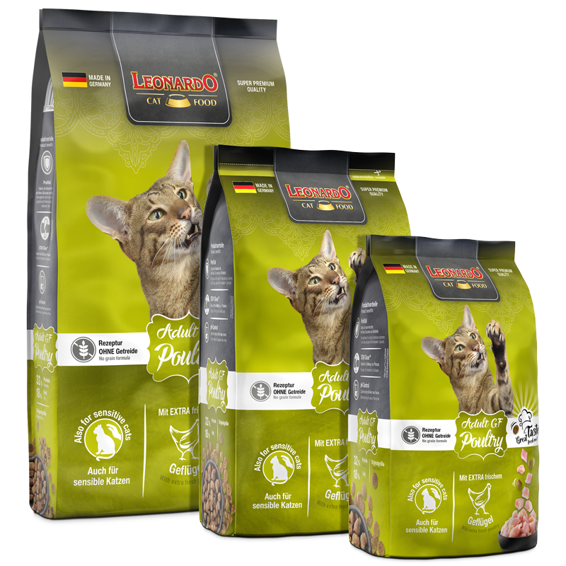 Leonardo Adult Grain Free Poultry Cat Dry Food