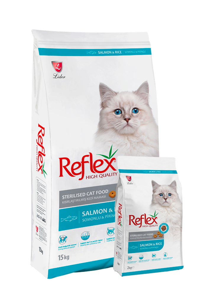 Reflex Sterilised Adult Cat Dry Food with Salmon & Rice