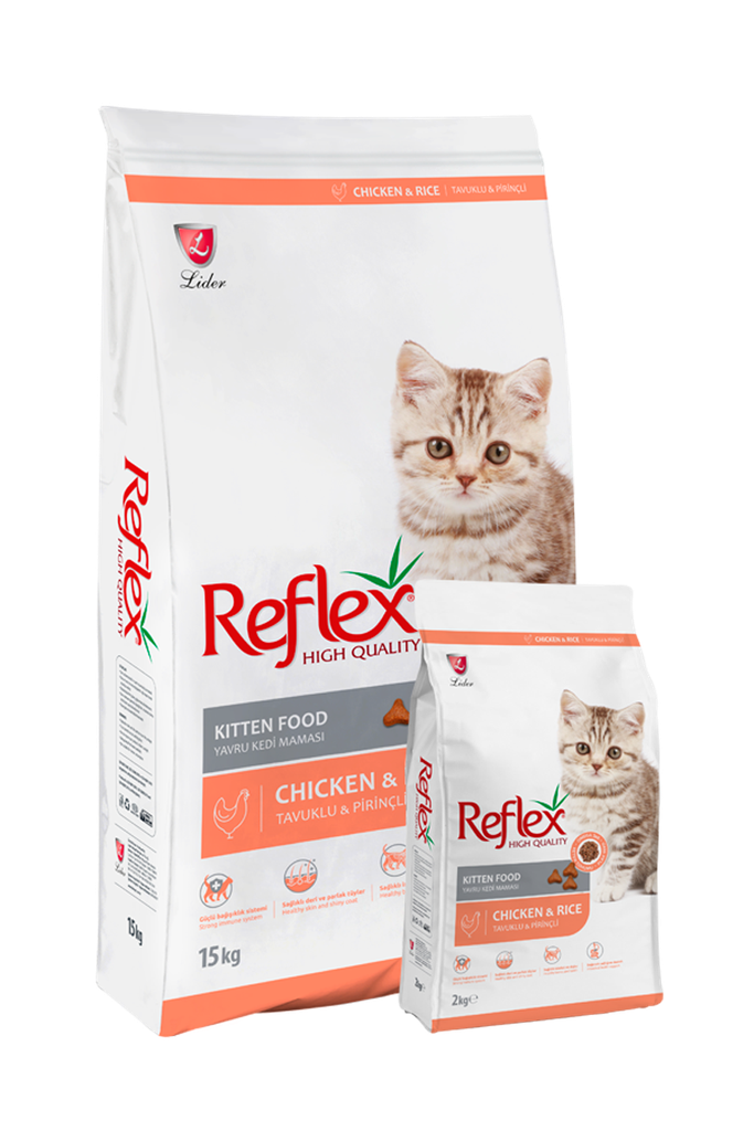 Reflex Kitten Dry Food with Chicken & Rice