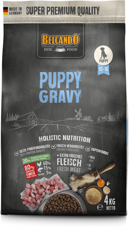 Belcando Puppy Gravy ( XS-XL ) Holistic Dog Dry Food