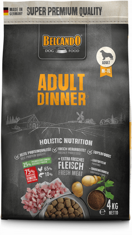 Belcando Adult Dinner ( M-XL ) Holistic Dog Dry Food