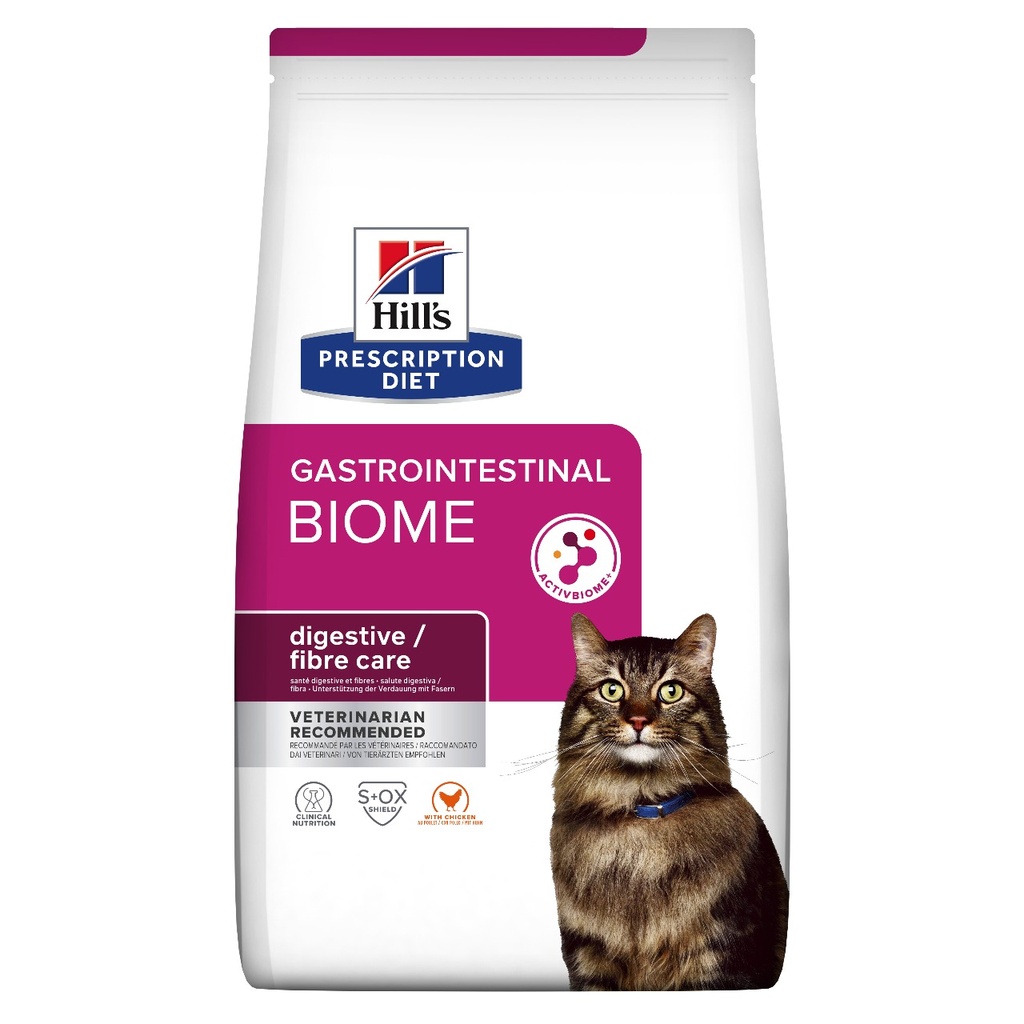 Hills Prescription Diet Gastrointestinal Biome Digestive/Fibre Care Dry Cat Food with Chicken