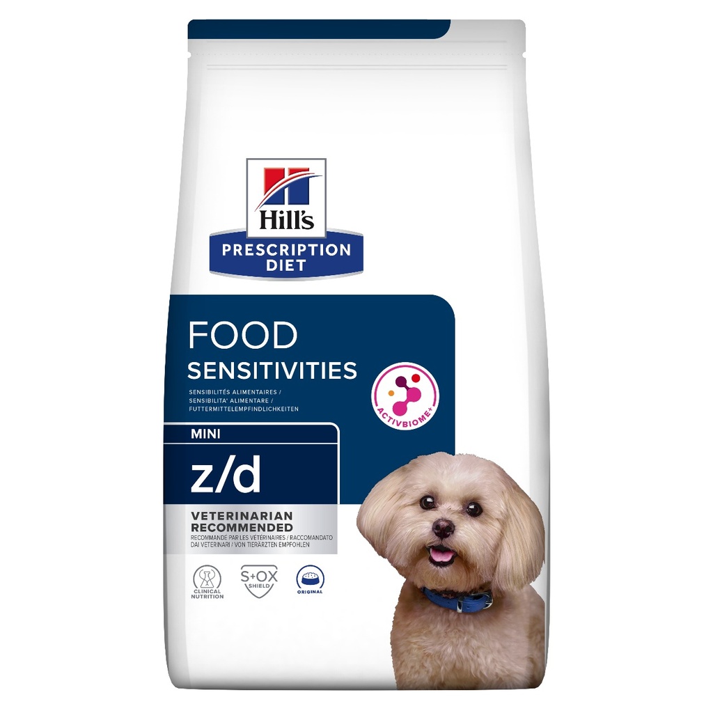 Hills Prescription Diet Food Sensitivities Mini z/d Dry Dog Food Original 1 Kg