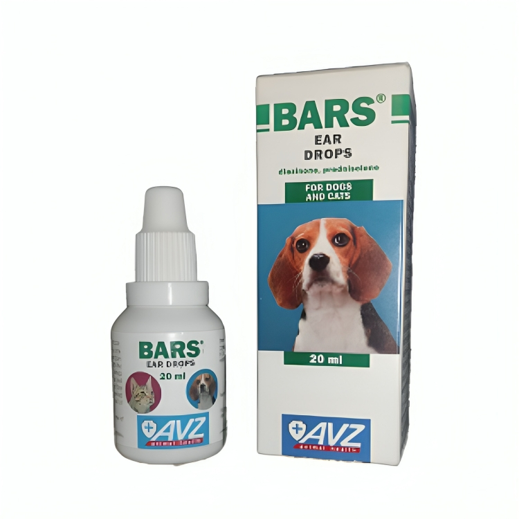 Bars Ear Drops For Dogs & Cats 20 ml