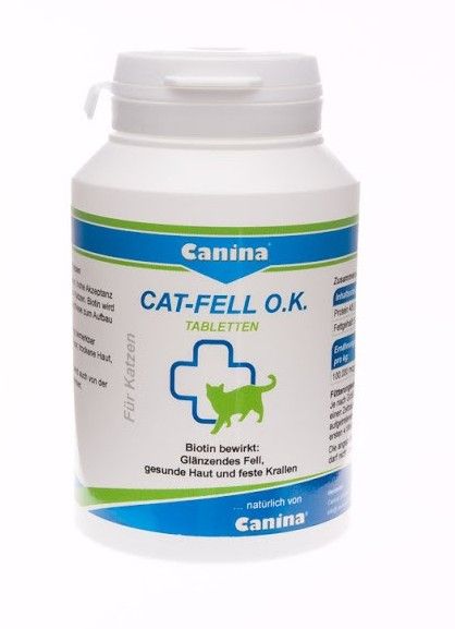 Canina Cat-Coat O.K. Tablets 50g (100 Tablets)