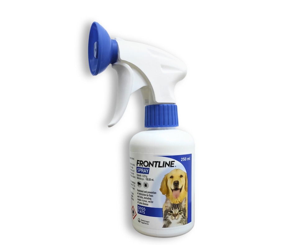 Frontline Fleas & Ticks Spray for Dogs and Cats 250ml
