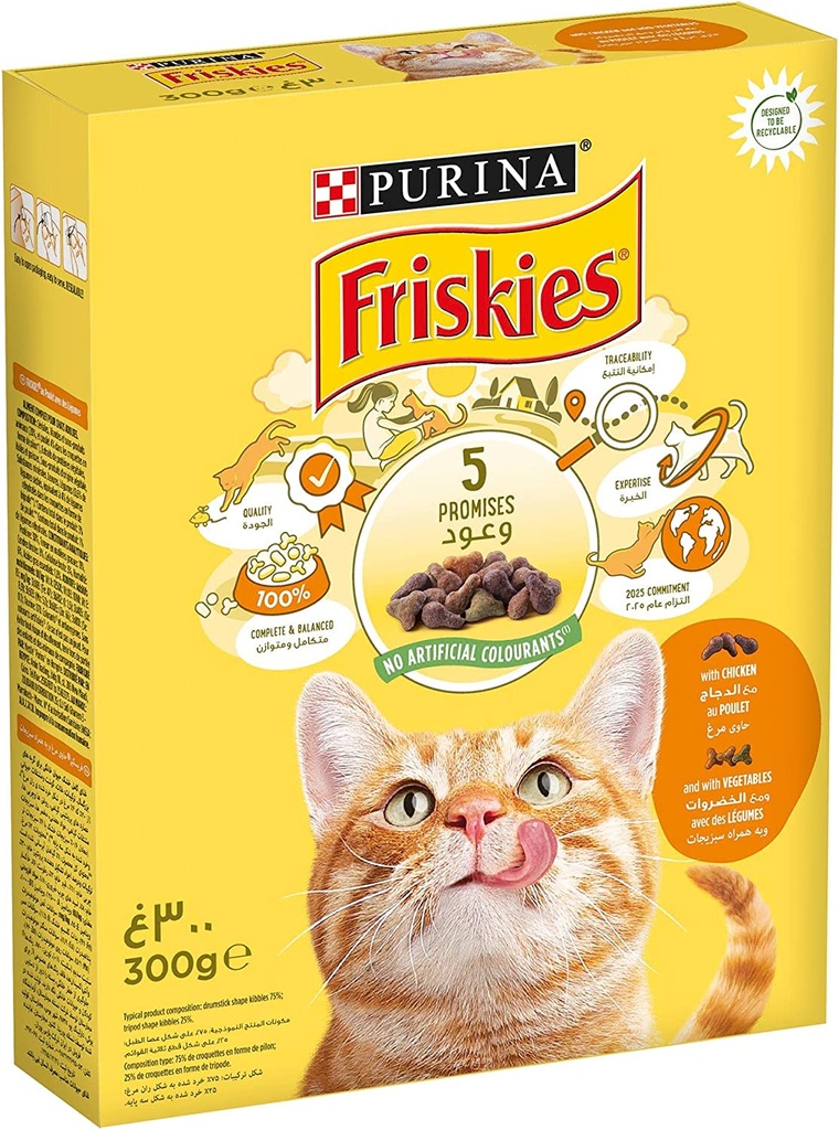 Purina Friskies Chicken & Vegetable 300 g