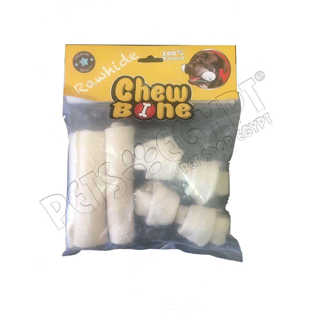 Chew Bone Mixed Rawhide 12Cm 4 Pieces