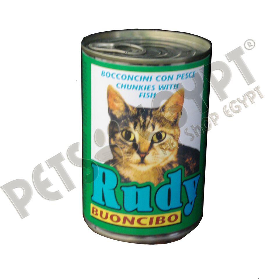 Rudy Cat Chunkies With Fish 400g