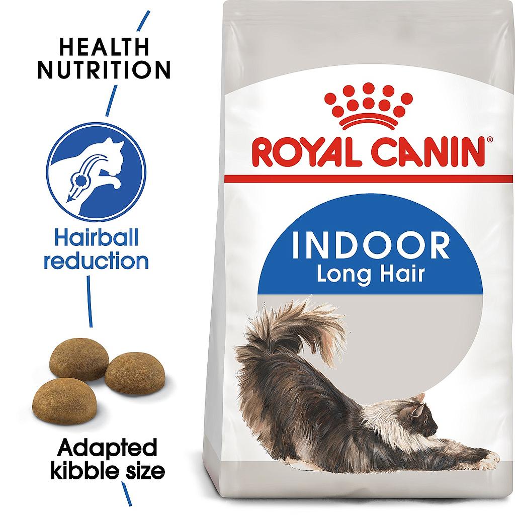 Royal Canin Indoor Long Hair Adult Dry Cat Food 2kg