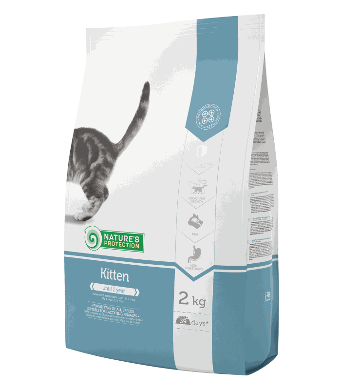 Nature's Protection Cat Kitten Dry Food 2 Kg