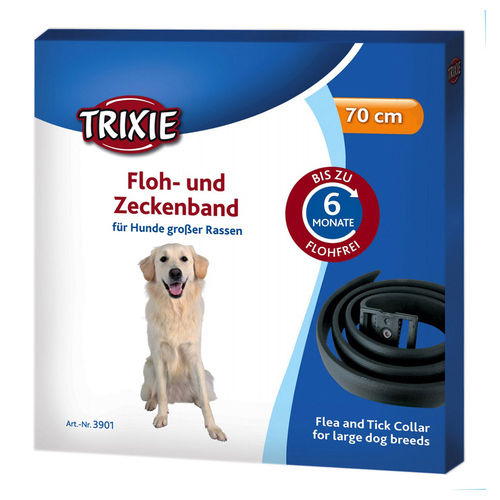 Trixie Flea & Tick Collar for large Dog breeds (70cm-black)