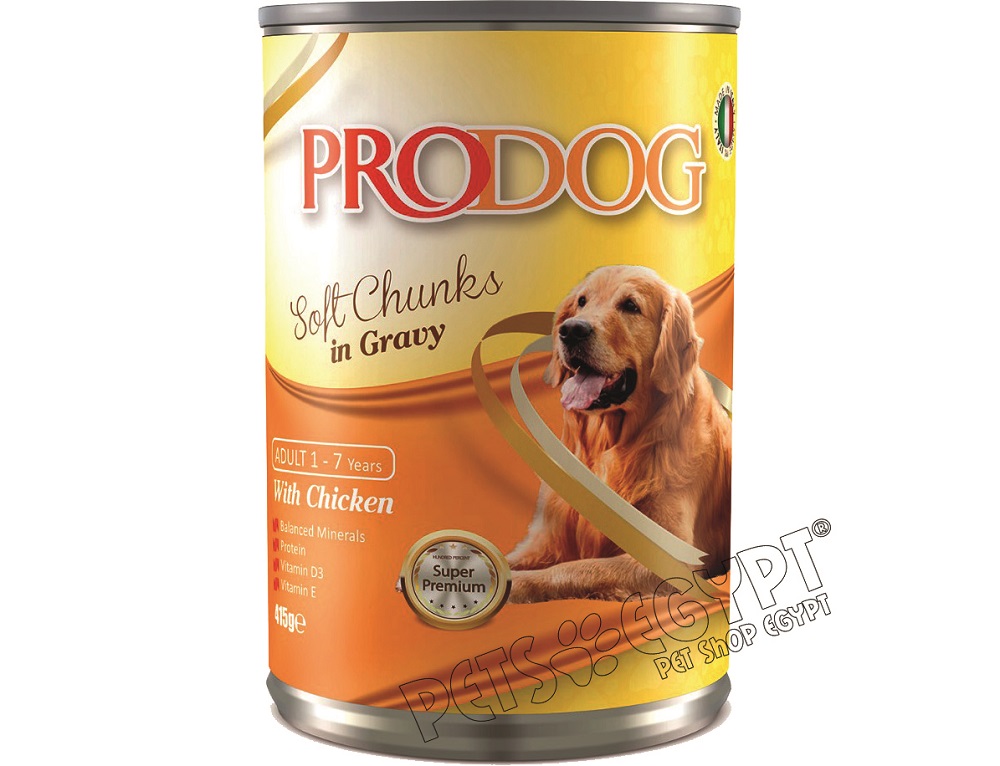 PRODOG Chunks in Gravy With Chicken 415g