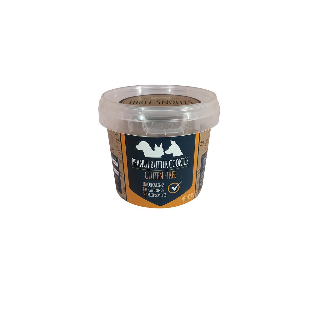 Three Snouts Peanut Butter Cookies 150g 