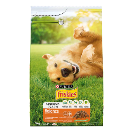 Purina Friskies Balance With Chicken & Beef & Vegetables for Adult Dogs 3 kg