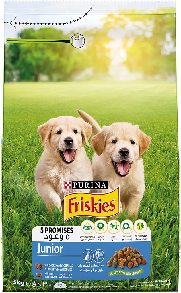 Purina Friskies Junior With Chicken for Puppy 3 kg