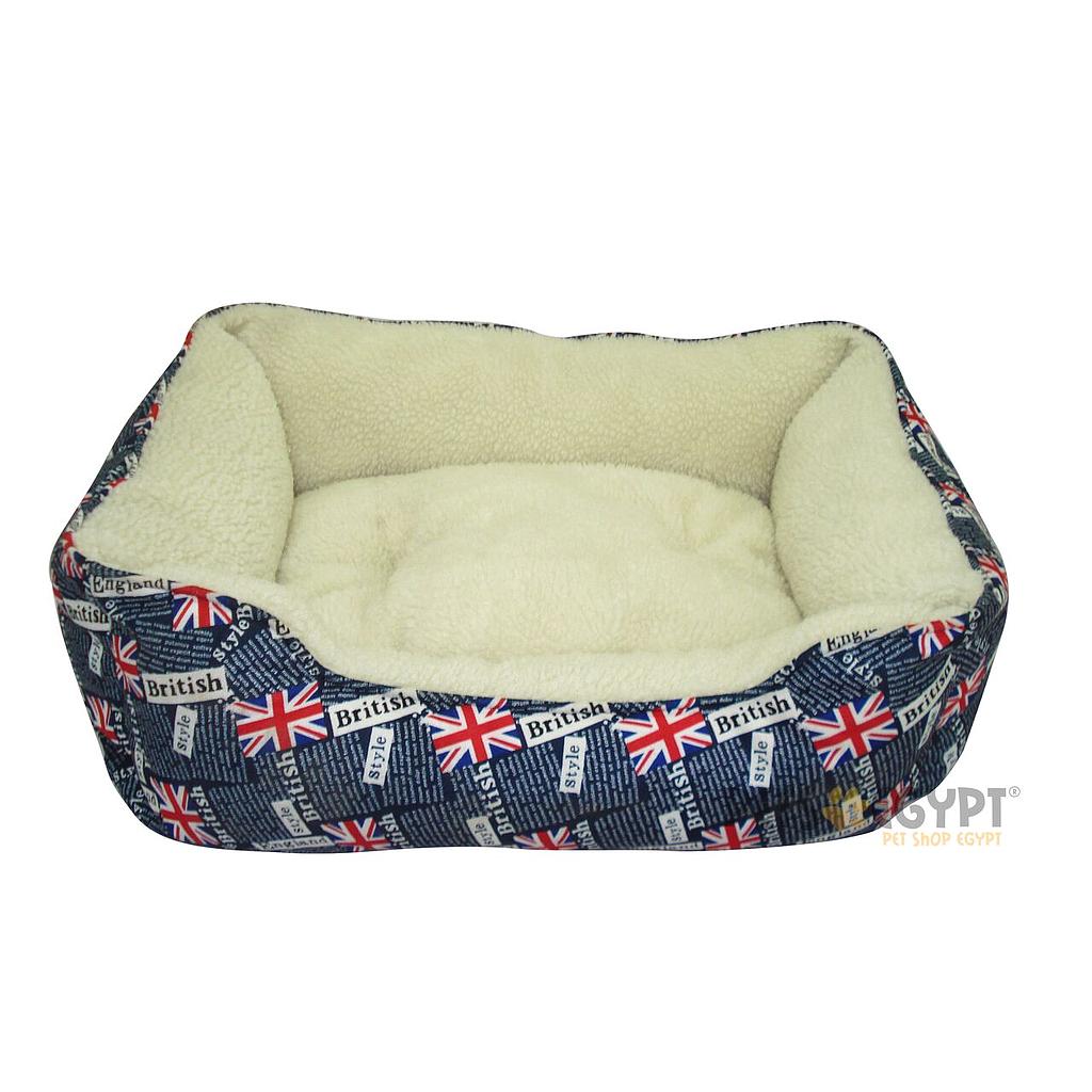 Dog moda Bed 65 x 50 cm (British Flag)