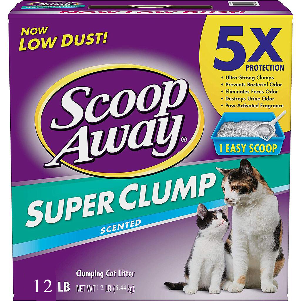Scoop Away Super Clump Cat Litter 5.44 kg 