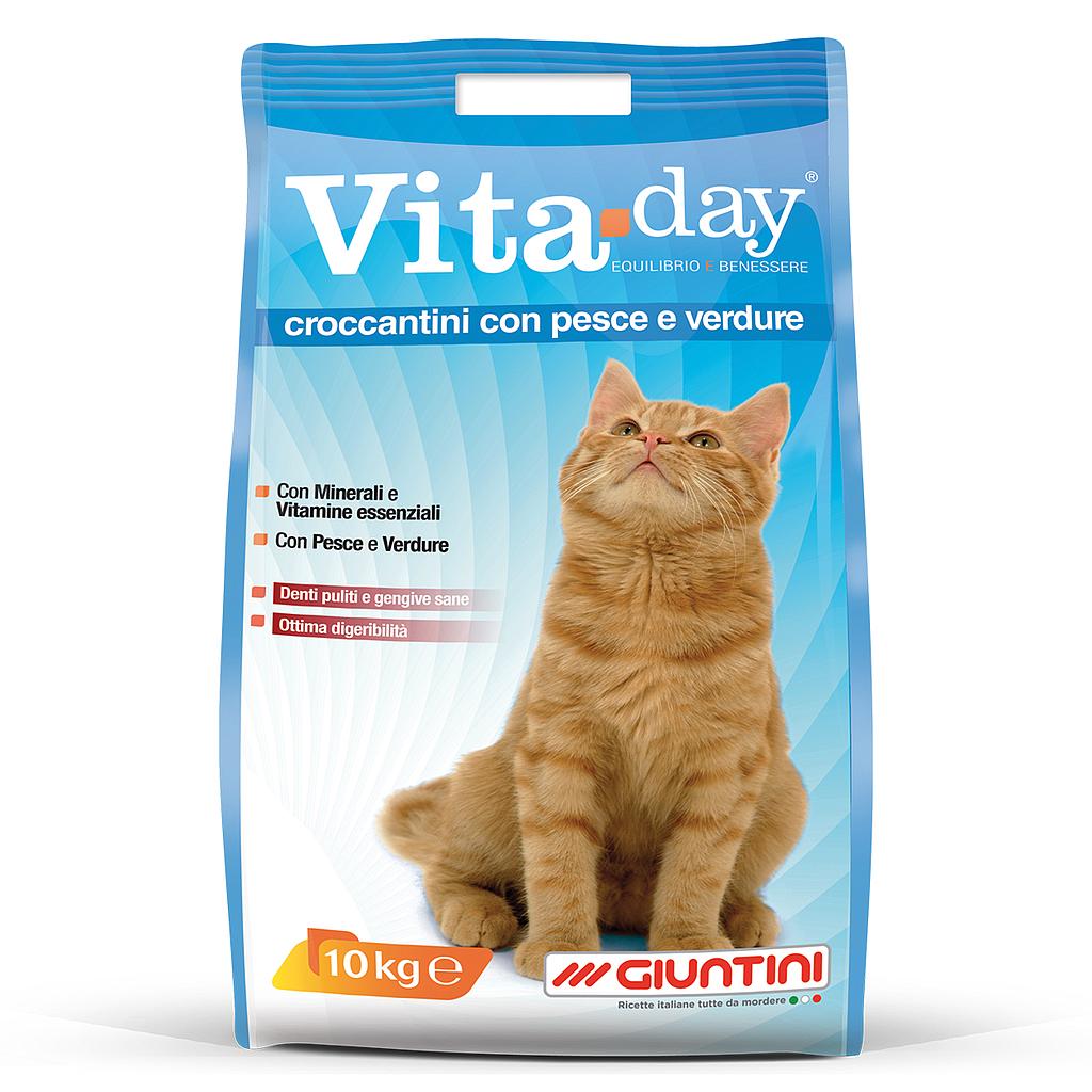 Vita Day Croccantini with Fish and Vegetables Cat Food 10 kg
