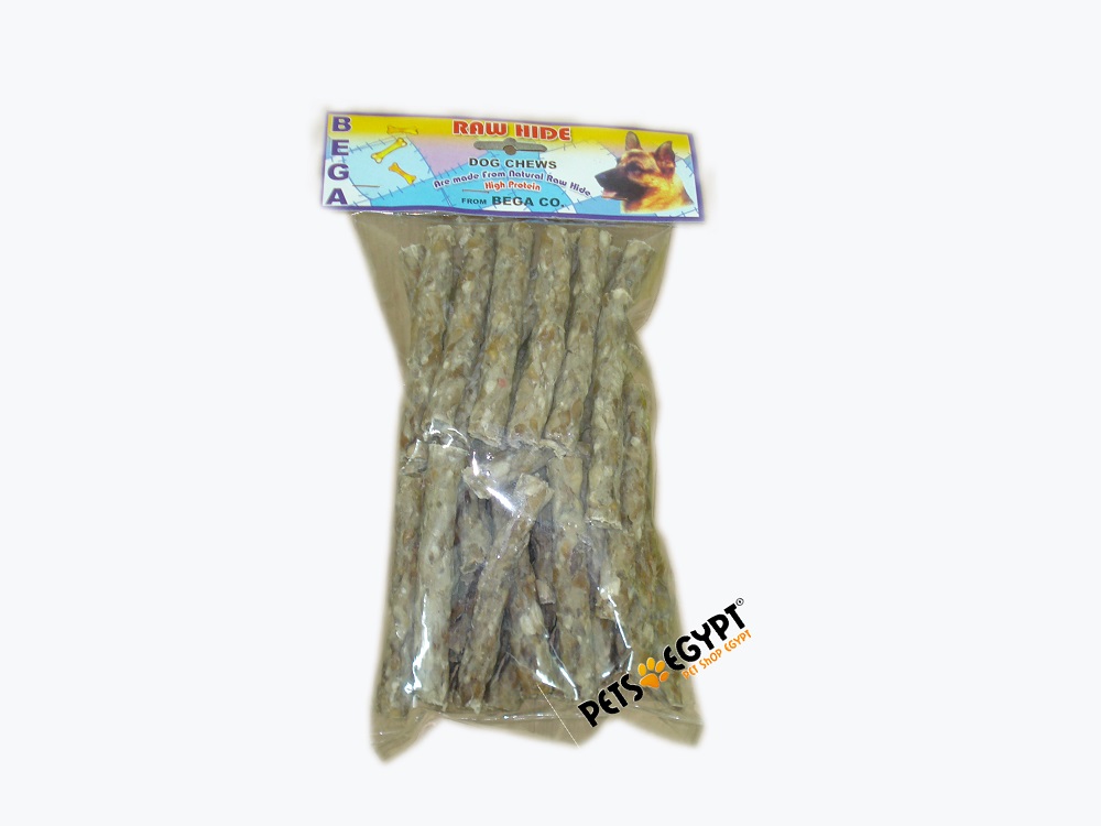 Bega Chew Bone Munchy Raw Hide High Protien Natural Flavor - Large Pack